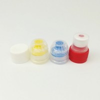 Plastic sports water screw caps 38mm / plastic  38mm pco  drink water bottles double wall flip top lids temoer evident screw cap